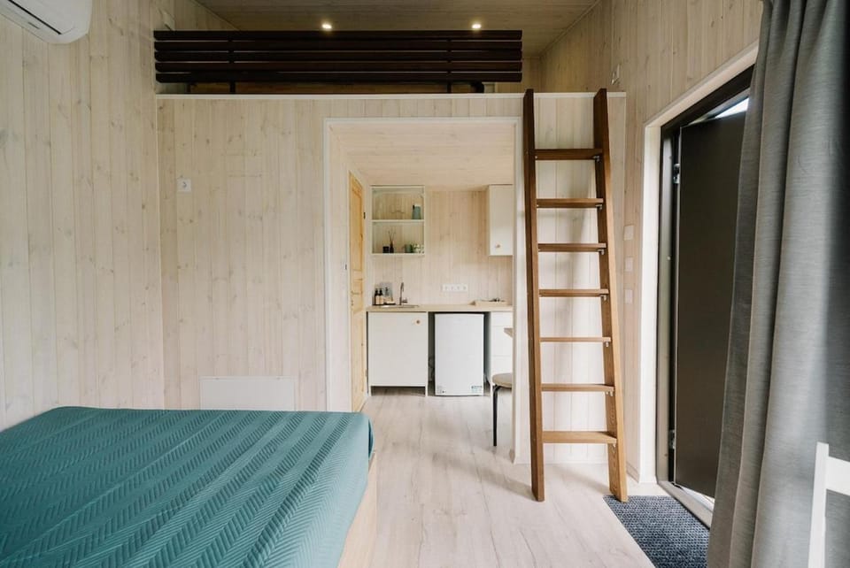 Living room, kitchen