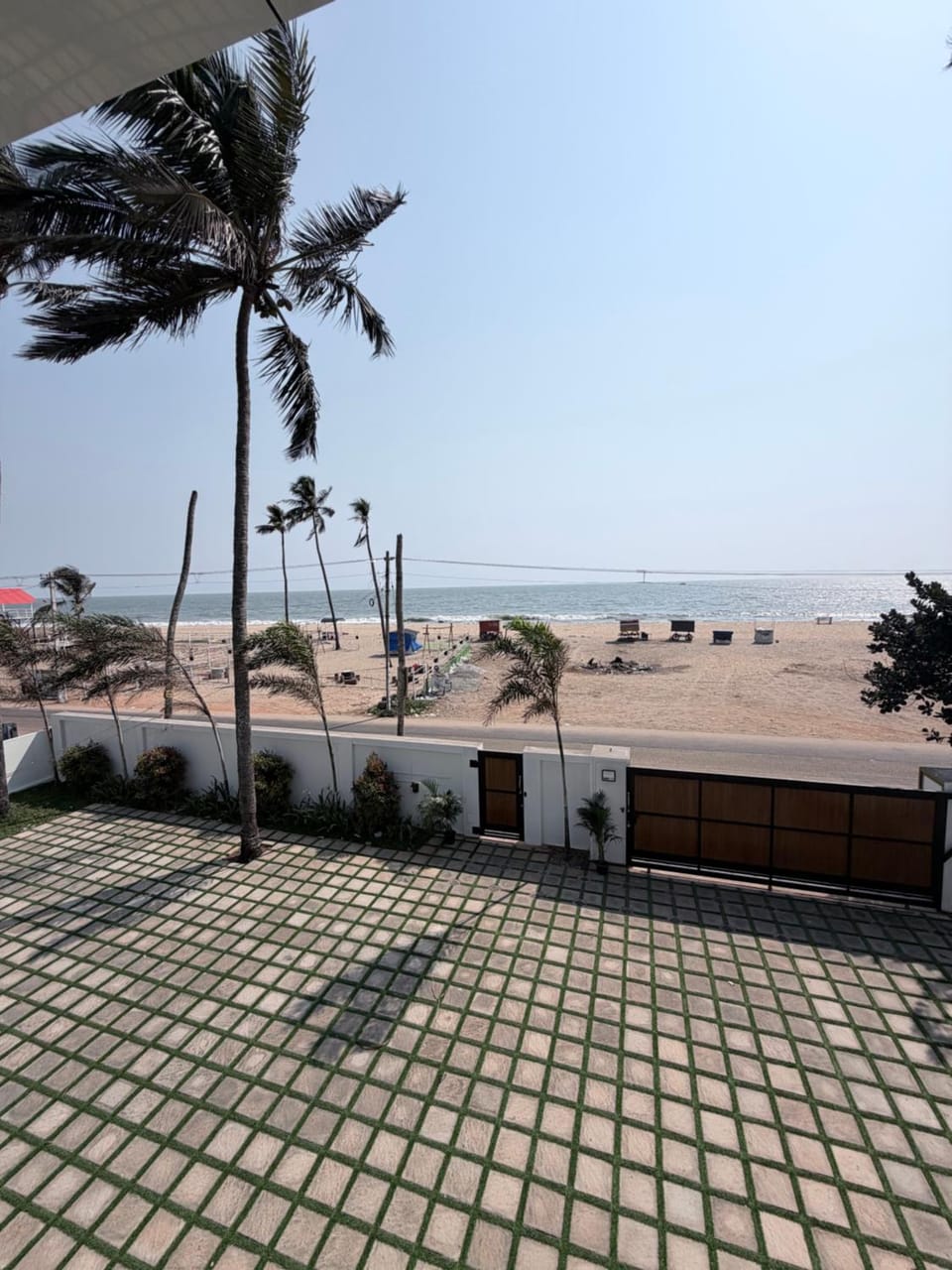 View (from property/room), Seating area, Beach, Sea view, Inner courtyard view, Parking