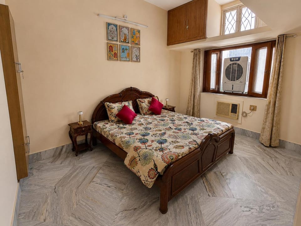 Bed, View (from property/room), Bedroom, air conditioner