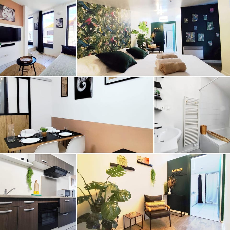 Kitchen or kitchenette, Living room, Seating area