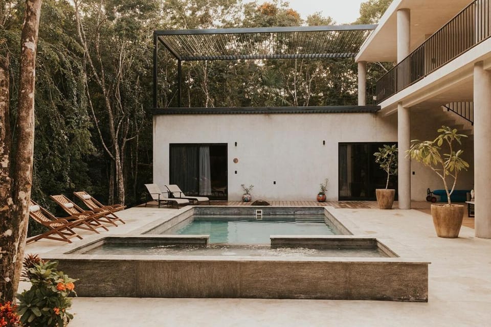 Jungle Retreat with Master Suites Villa in State of Quintana Roo