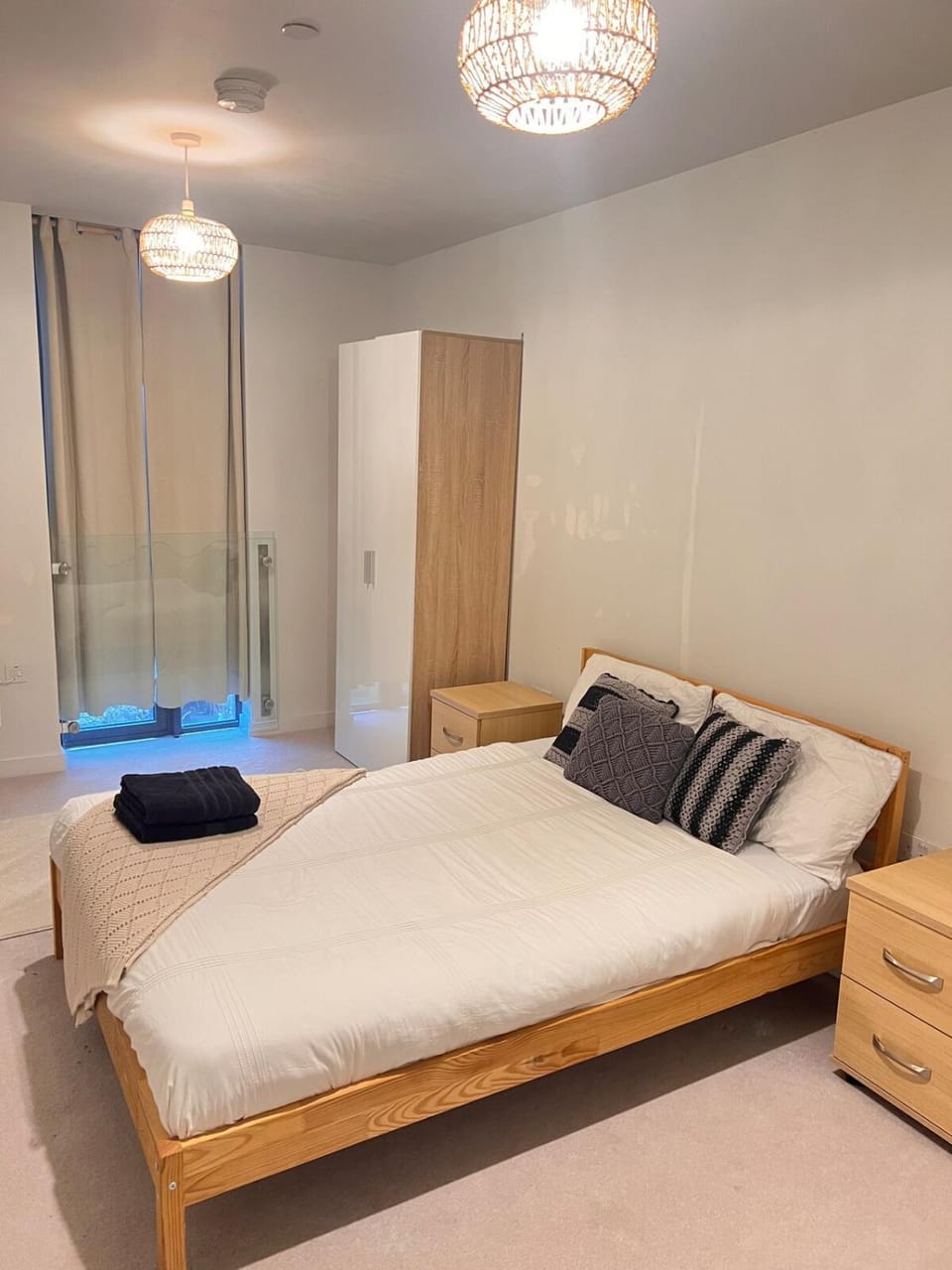 Bed, Bedroom, wardrobe