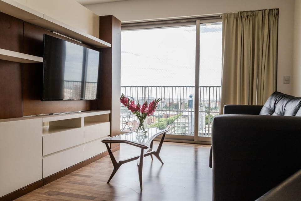 TV and multimedia, View (from property/room), Balcony/Terrace, Living room, Seating area