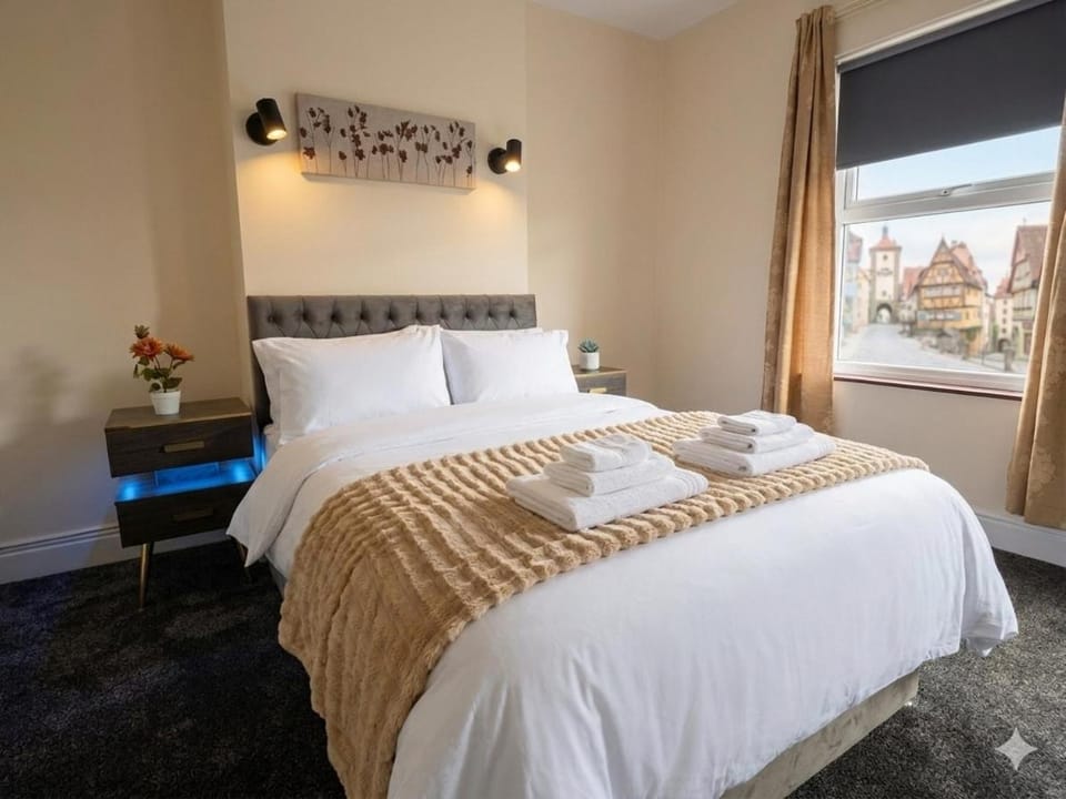 Bed, Bedroom