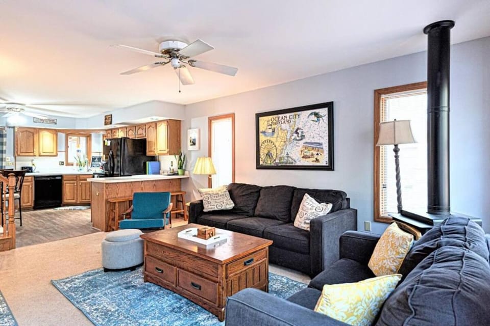 Spacious A-Frame Family Beach Getaway - Sleeps 8 House in Ocean Pines