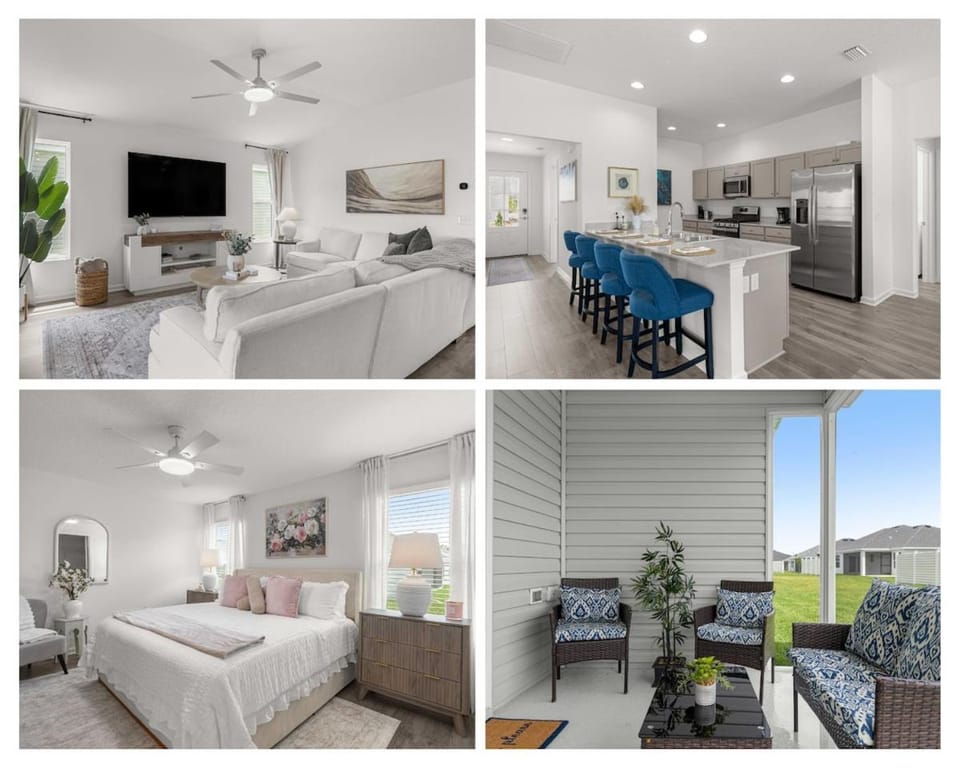 Luxe 3BR With Golf Cart, Long & Short Stays, Walk to Eastport House in Wildwood