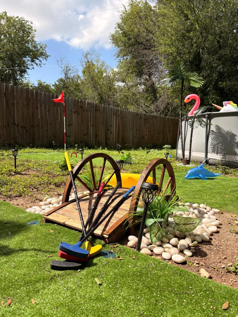 Day, Garden, Minigolf