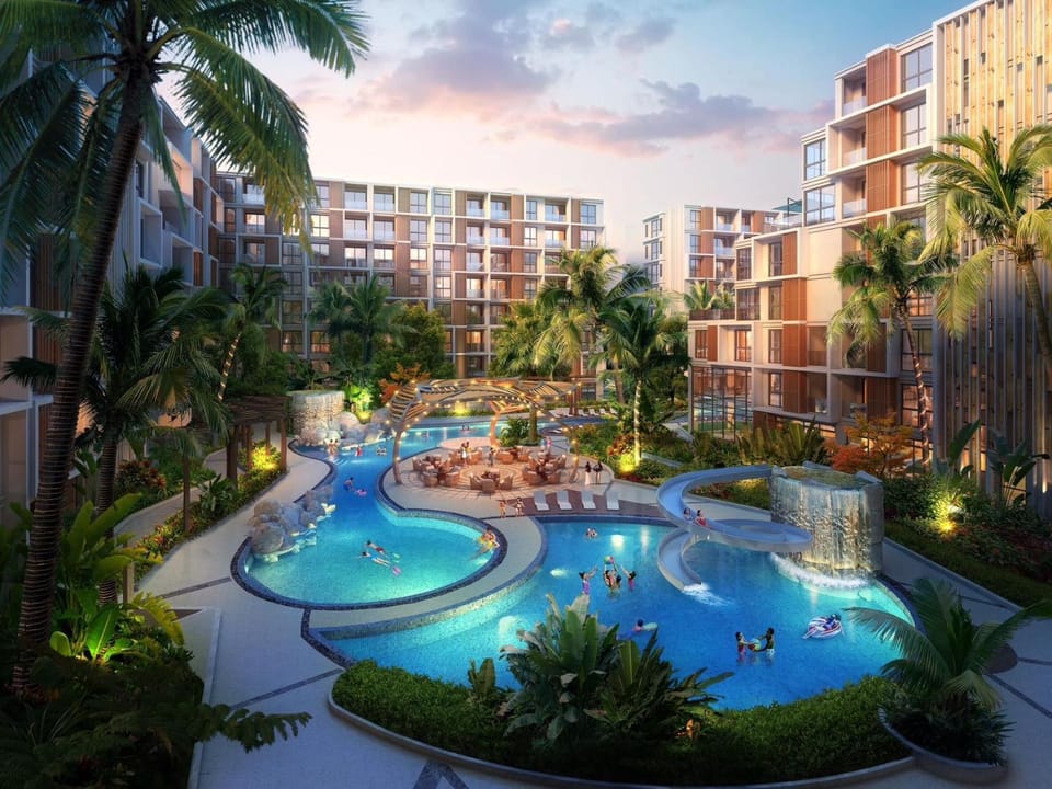 Property building, Pool view, Swimming pool