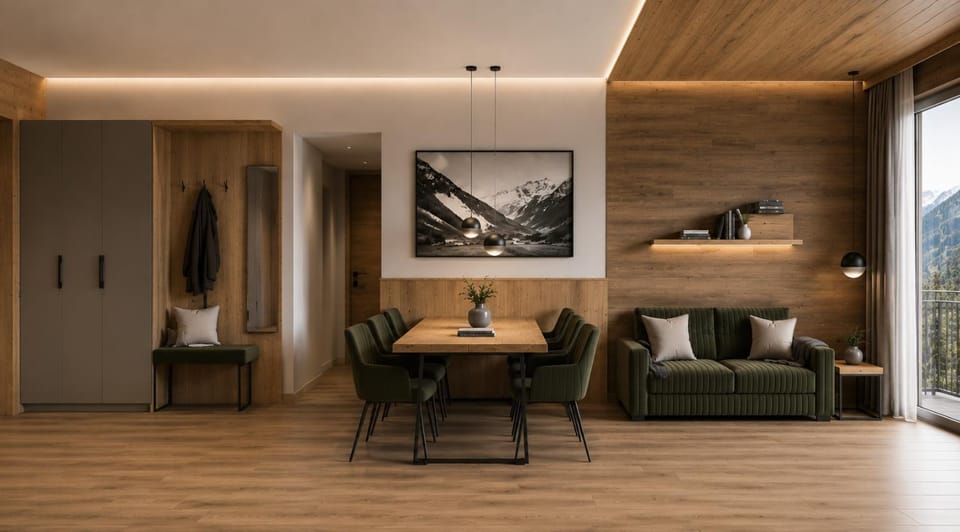 Living room, Dining area