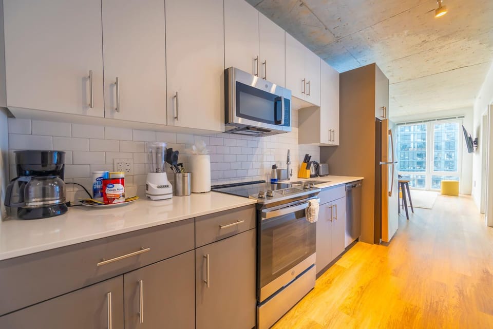 Coffee/tea facilities, Kitchen or kitchenette, dishwasher, oven, pet friendly, stove, toaster