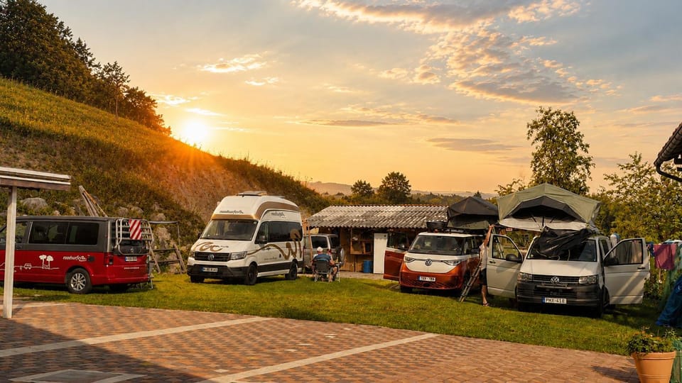 People, Natural landscape, Parking