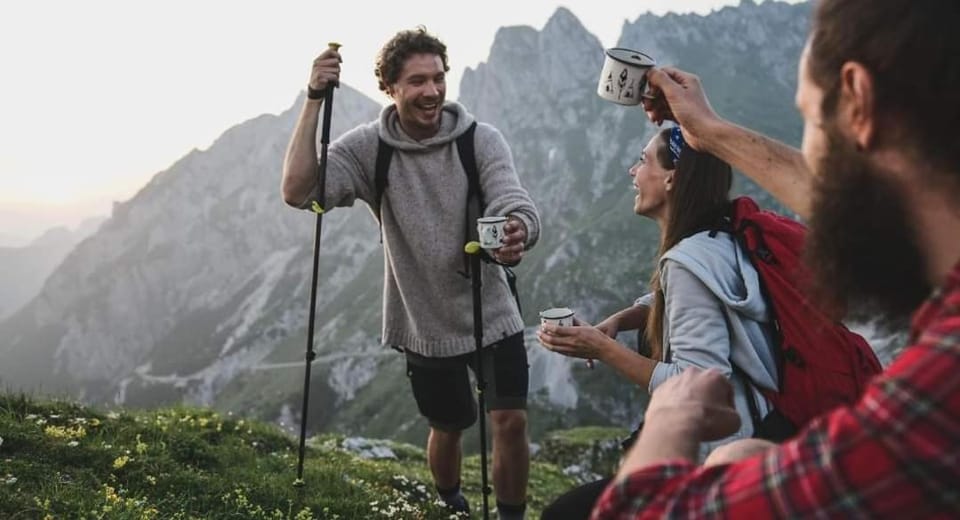 People, Natural landscape, Hiking, Mountain view