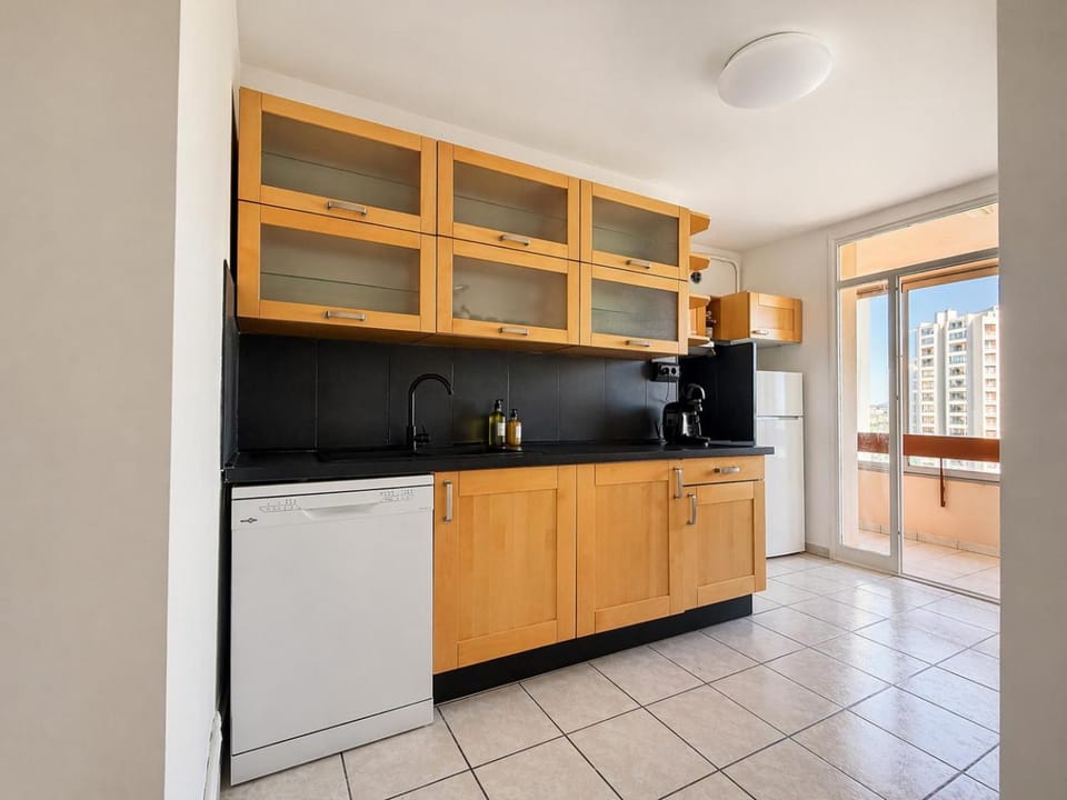 Kitchen or kitchenette, dishwasher, oven, stove, kitchen
