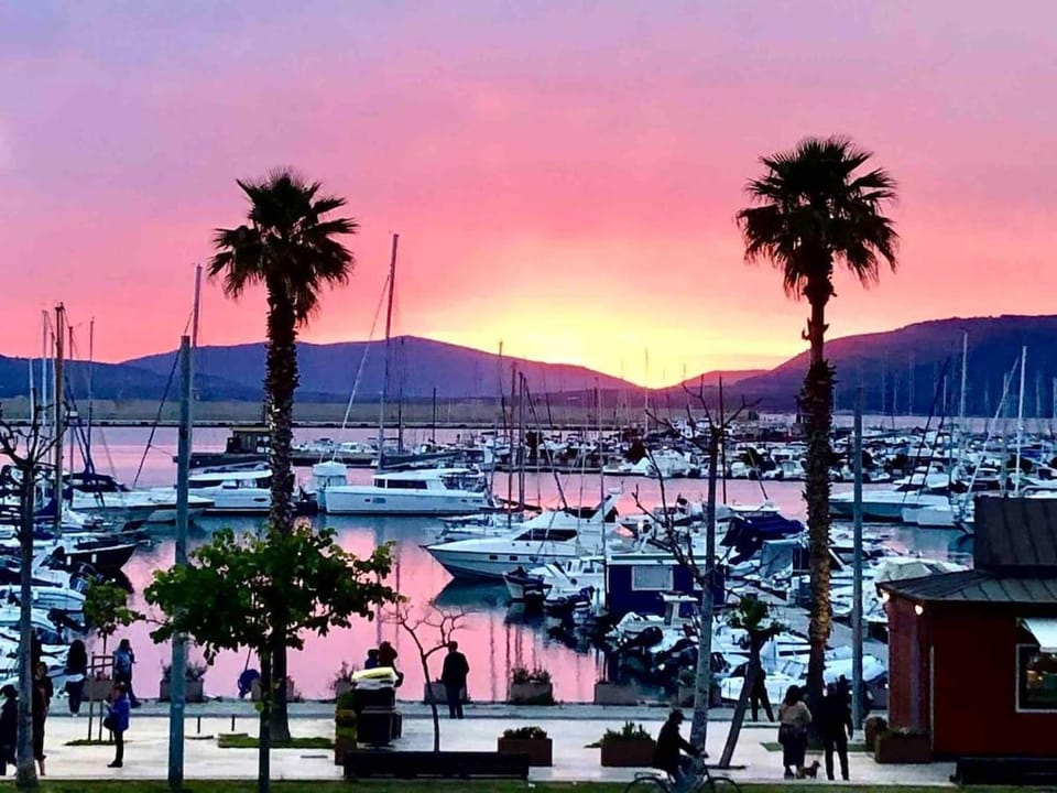 Sea view, Sunset