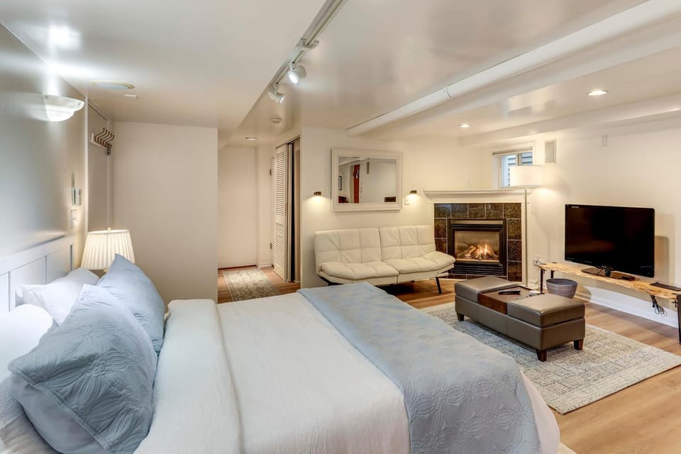 Walkable Green Lake Studio w/ Fireplace Apartment in Green Lake