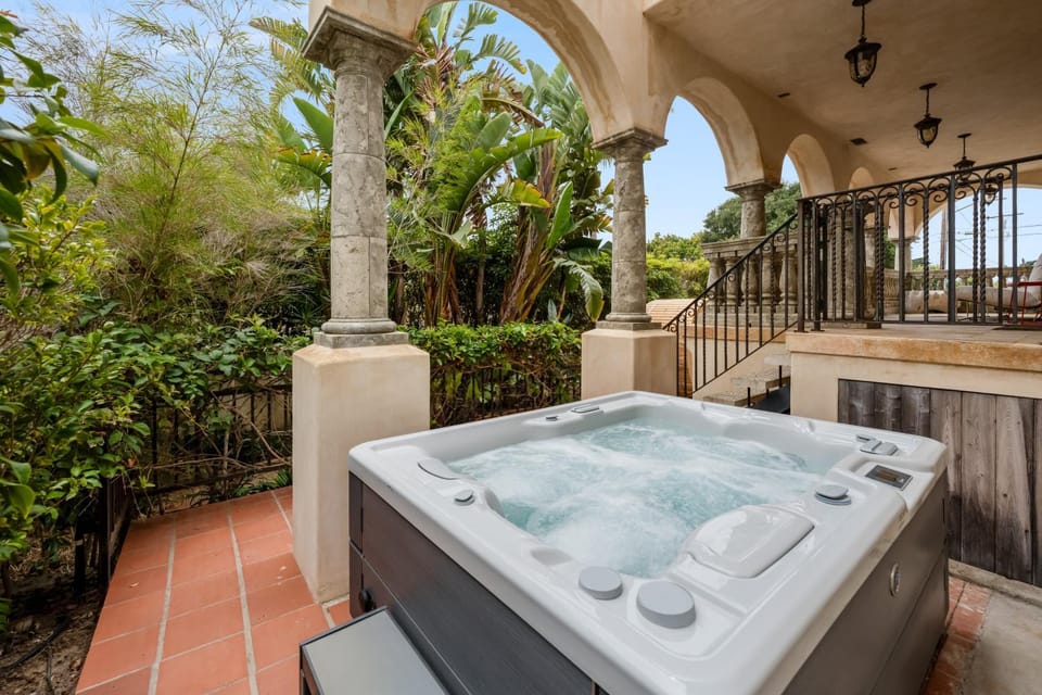Italian Ocean-View Estate | Sauna + Hot Tub House in Santa Barbara