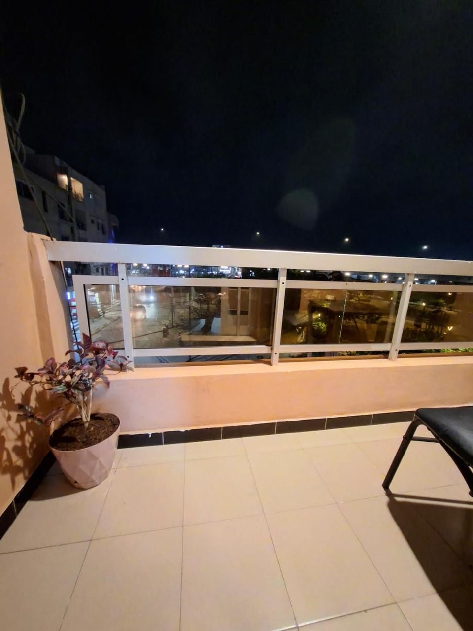 Patio, Night, View (from property/room), Balcony/Terrace, City view, Garden view