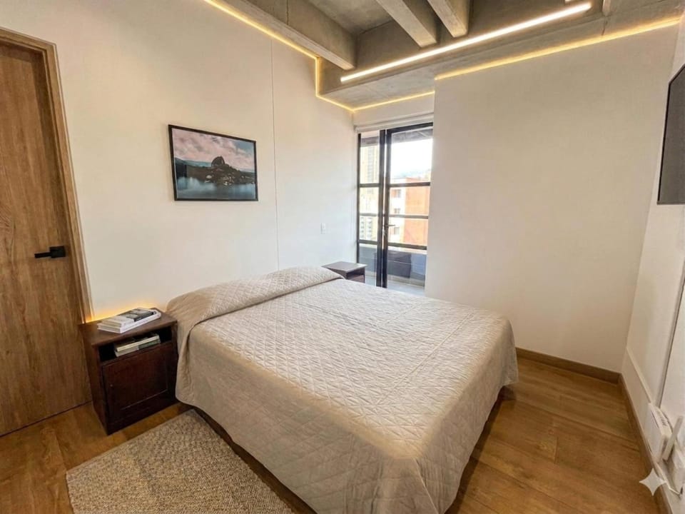 Modern Apartment with Balcony | Near El Poblado Apartment in Envigado