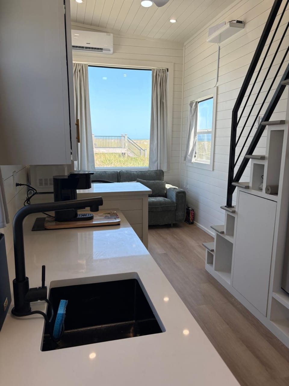 Oceanfront Tiny Retreat, Fall Package with 2 Bikes Campground/ 
RV Resort in Holden Beach