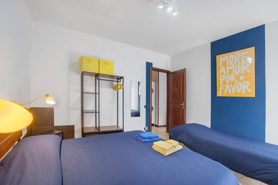 Property building, Living room, Bedroom