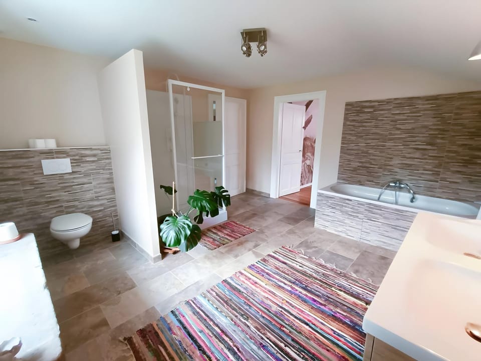 Bathroom, Living room