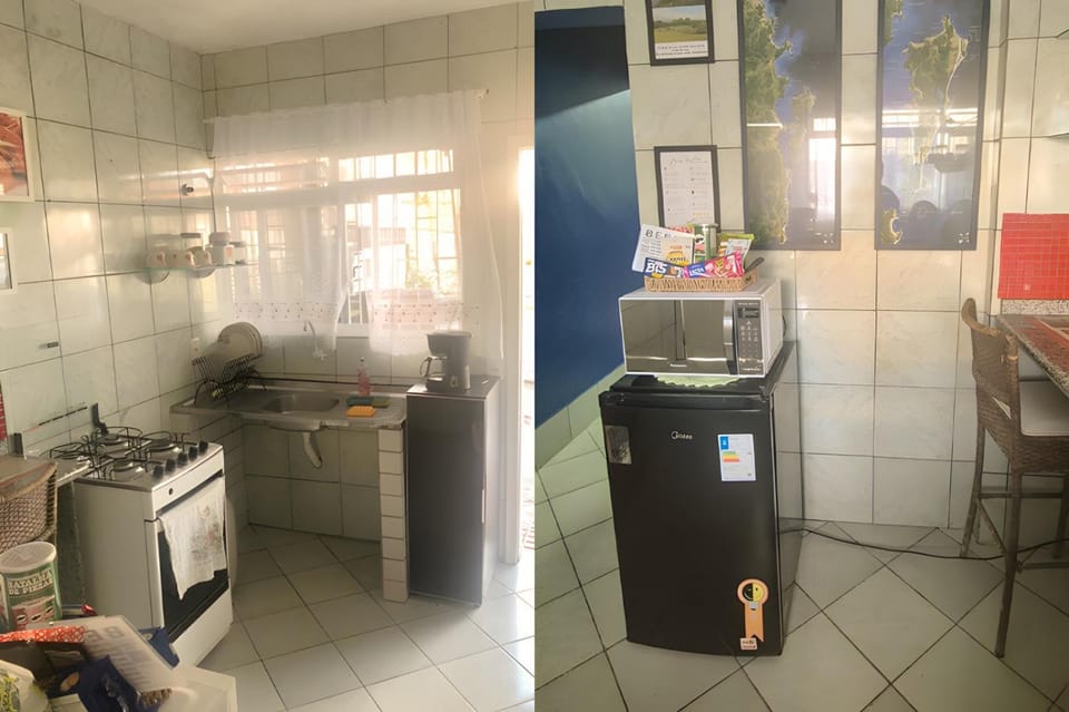minibar, oven, stove