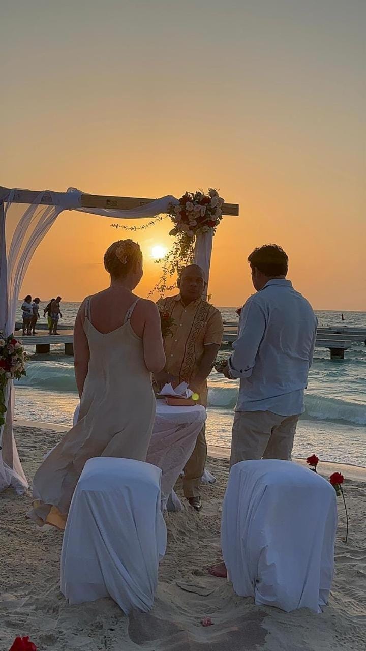 Natural landscape, Beach, Guests, Sea view, Sunset
