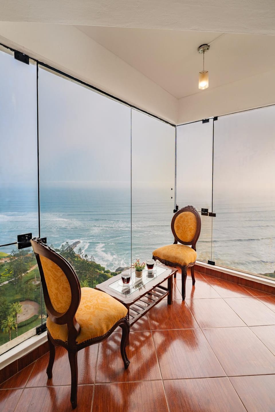 Garden view, Garden view, Sea view, Sea view, Sunset