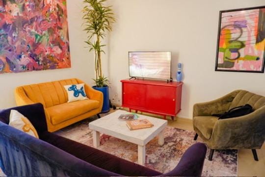 Depa de Arte en la Condesa Hospedaje Galeria Apartment in Mexico City