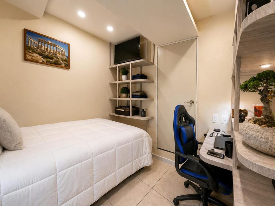 Habitación individual con baño privado a 3 Min del Estadio Azteca-Banorte y muy cerca de zona de hospitales Apartment in Mexico City