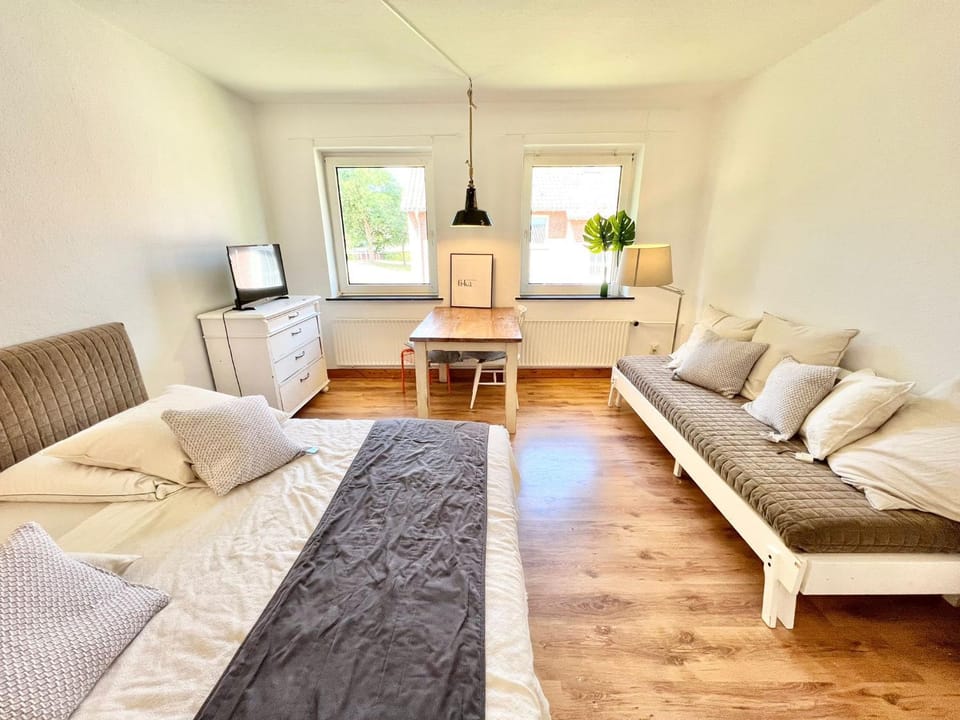 Bed, TV and multimedia, Seating area, Dining area