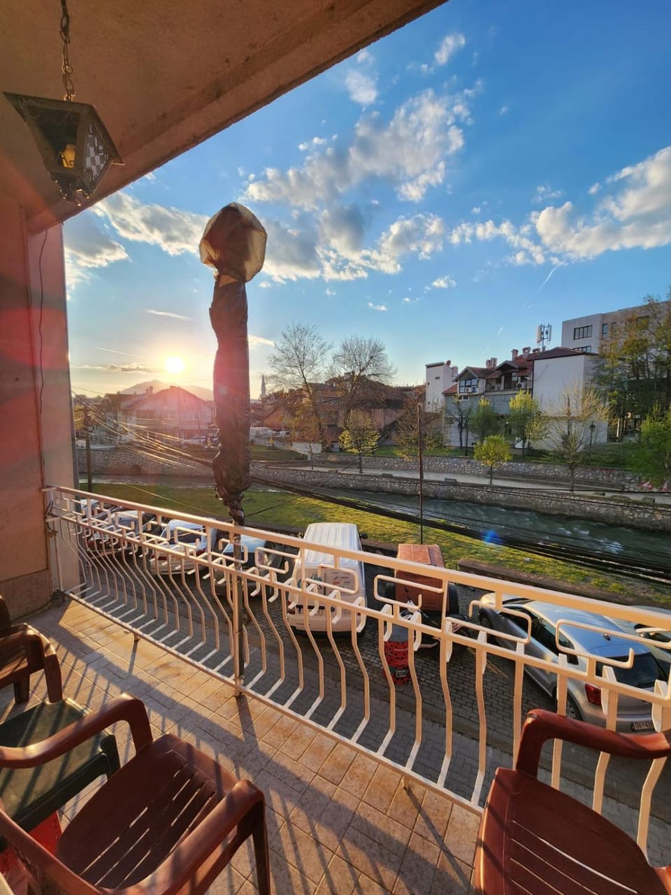 Day, View (from property/room), Balcony/Terrace, Living room, Seating area, Sunrise, Sunset