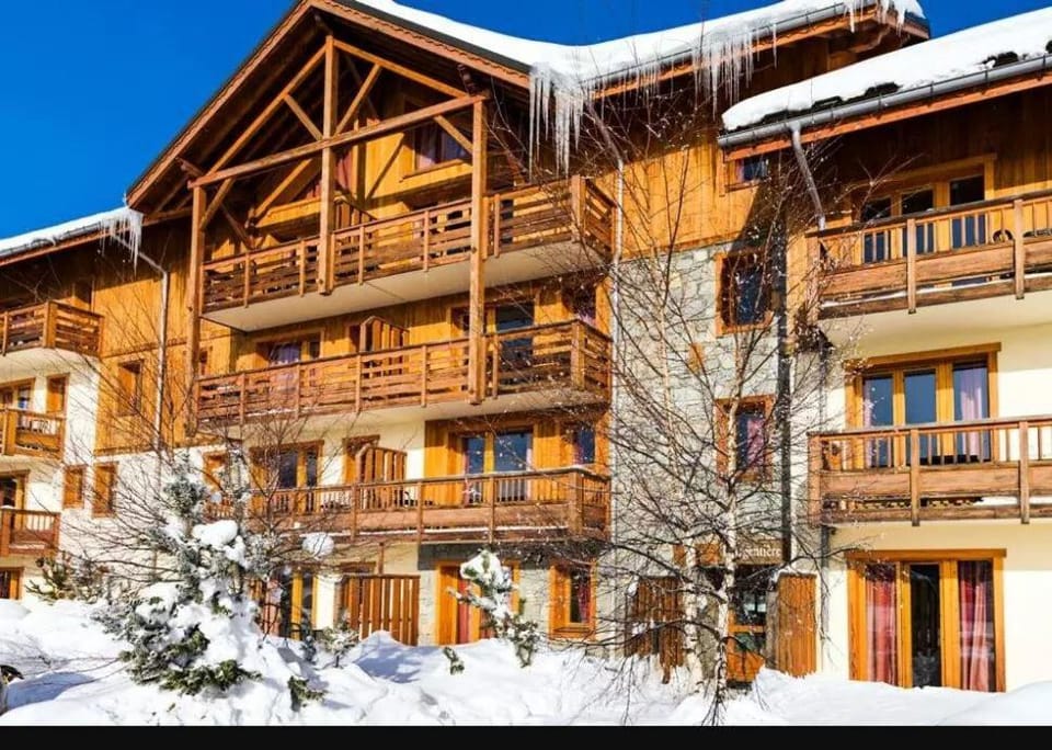 Résidence L'ecrin Des Sybelles - APPARTEMENT 2 PIECES CABINE - PLACE DE PARKING MAE-5483 Cabin in Villarembert