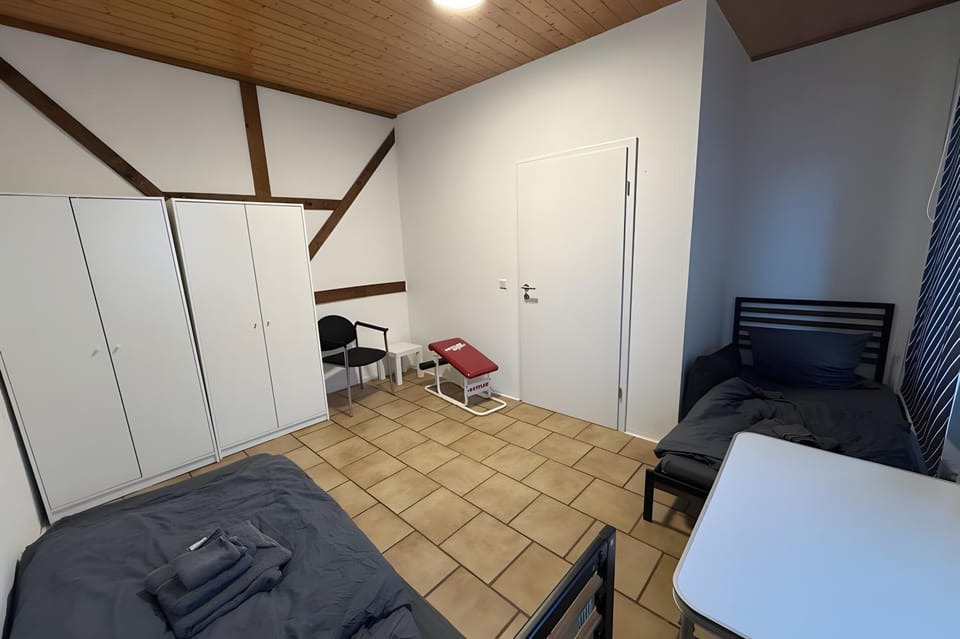 Property building, Living room, Bedroom
