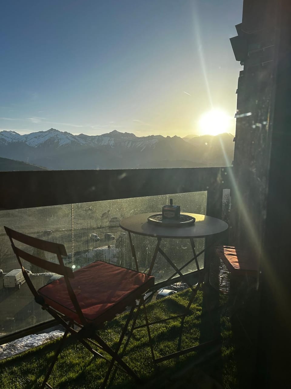 Natural landscape, Mountain view, Sunrise, Sunset