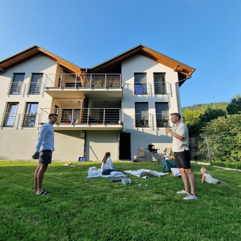 Property building, Natural landscape, Garden