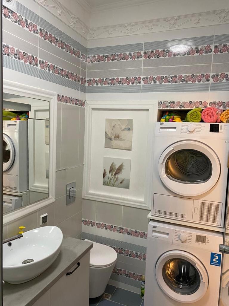 One bedroom apartment with the large living room in the Best Community Apartment in Kazakhstan