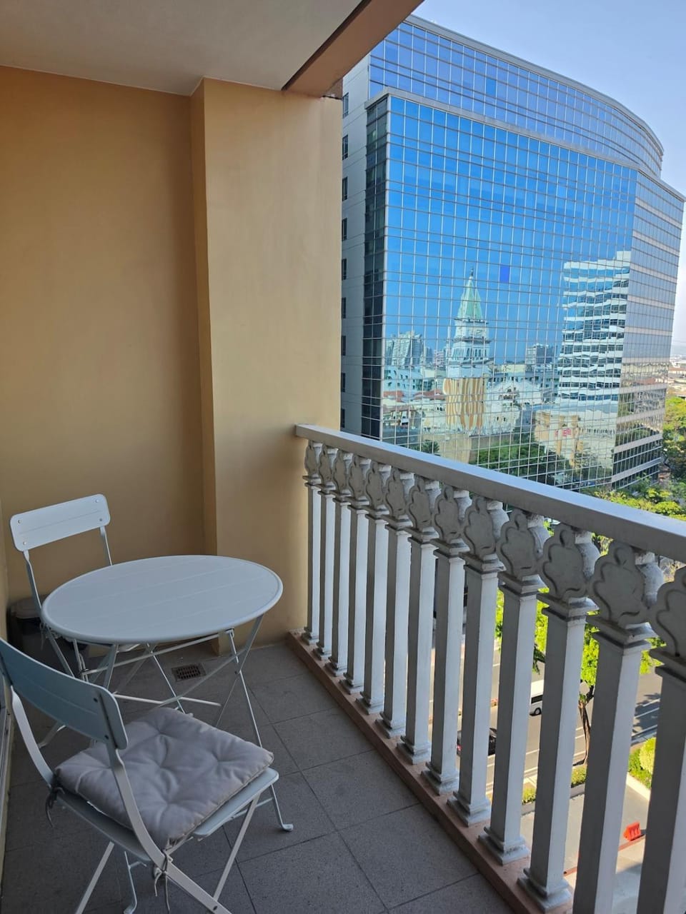 View (from property/room), Balcony/Terrace, Seating area