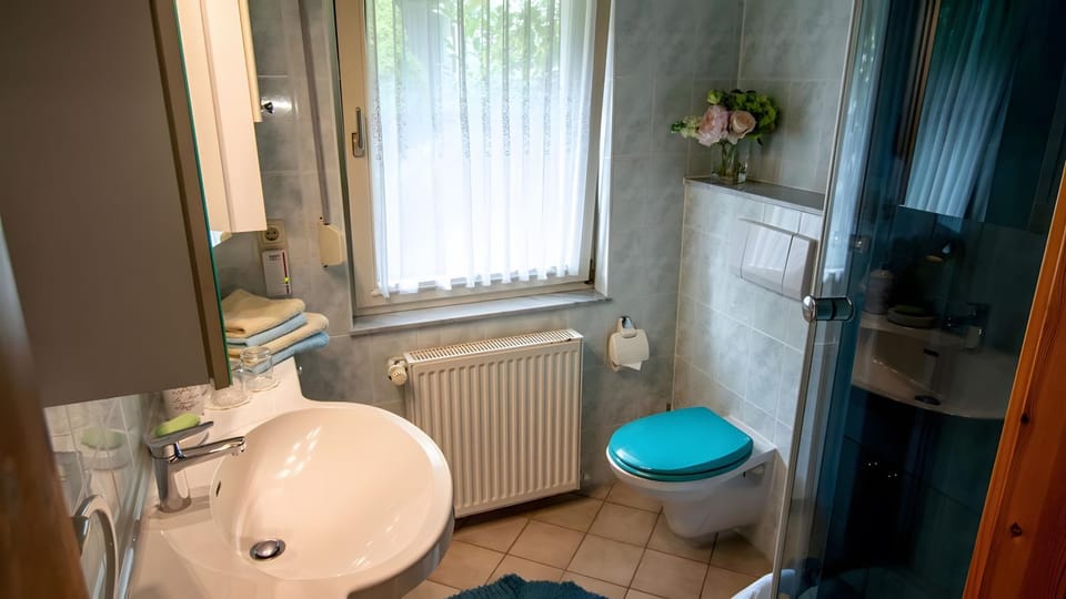 Bathroom, Living room
