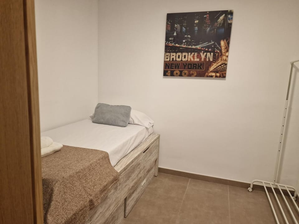 Property building, Living room, Bedroom