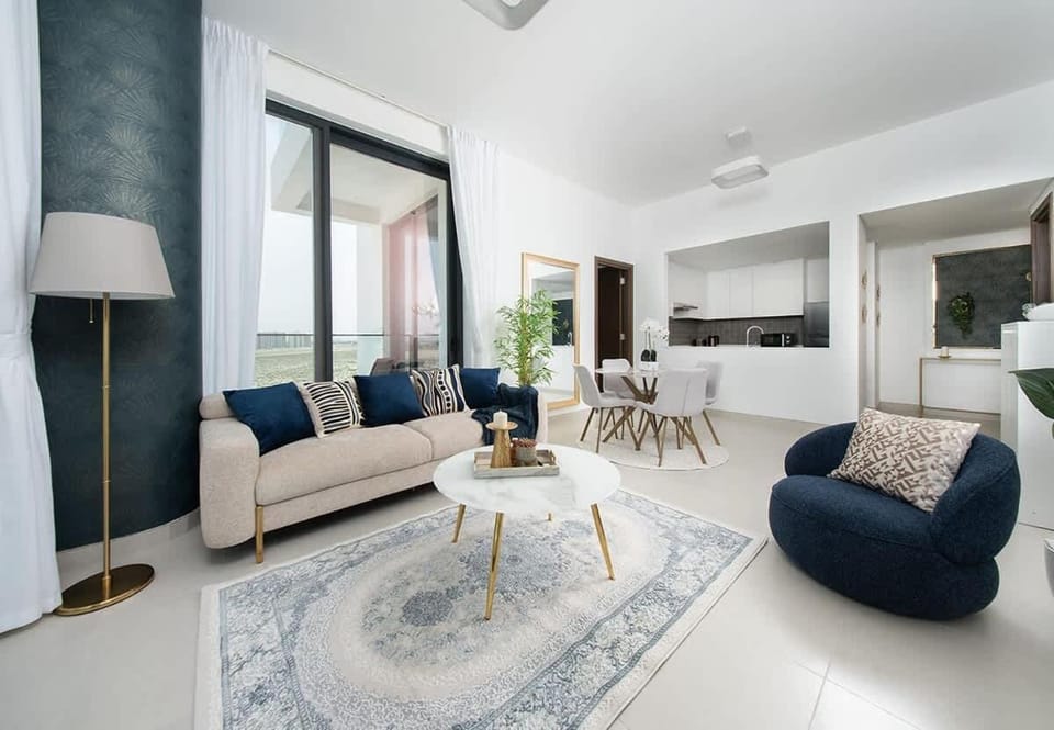 Modern Waterfront 1-Bedroom Apartment - Blue Bay Walk Apartment in Sharjah