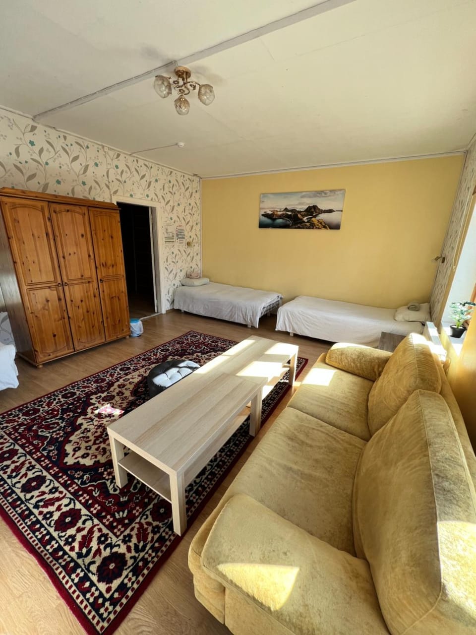 Bed, Photo of the whole room, Bedroom, wardrobe
