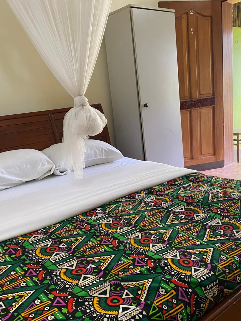 Bed, Photo of the whole room, Bedroom, towels, wardrobe