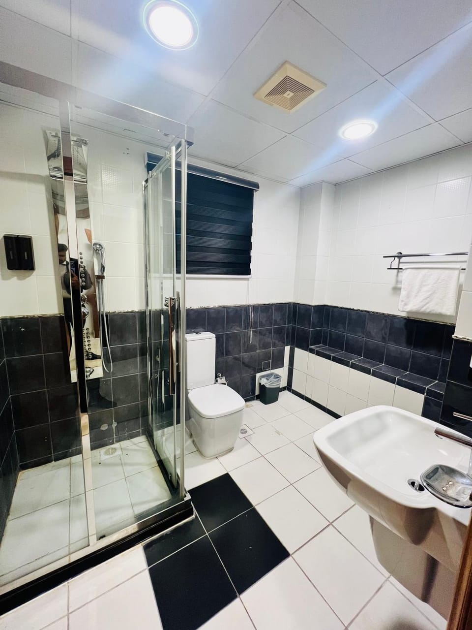 Shower, Toilet, Bathroom, towels