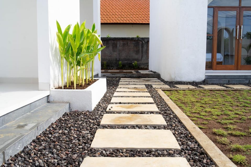 Property building, Garden view