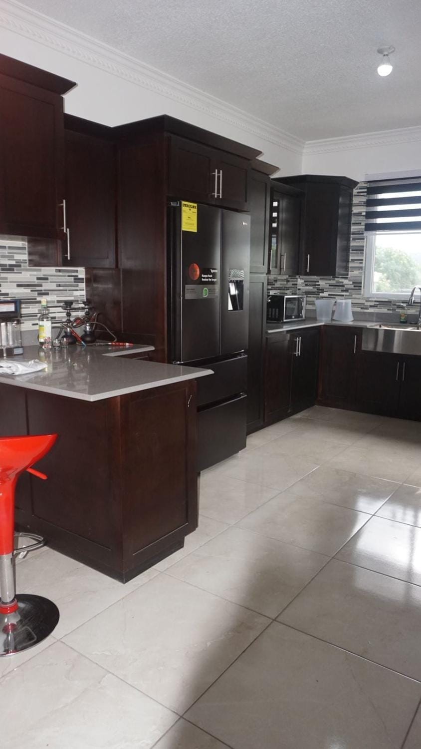 Kitchen or kitchenette, minibar, stove, kitchen