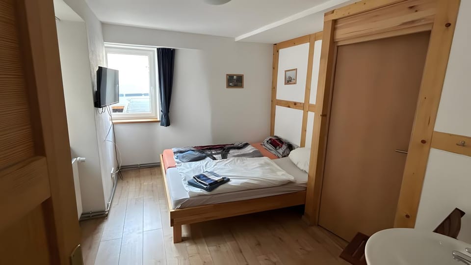 Property building, Living room, Bedroom