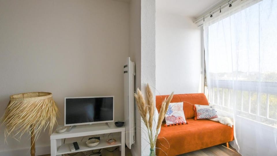 Le Surfing vaste studio près port et plage parking Apartment in Mauguio