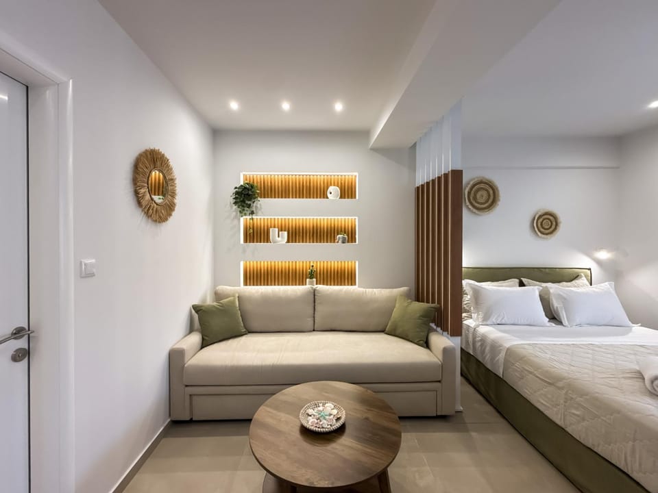 Bed, Living room, Photo of the whole room