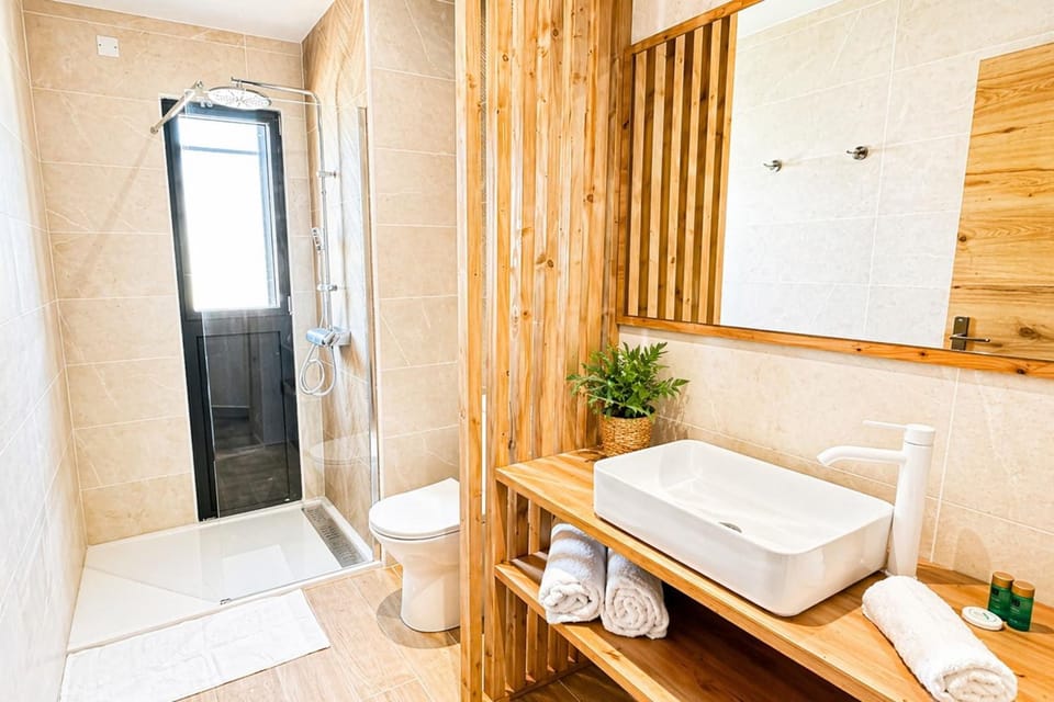 Shower, Toilet, Bathroom, towels